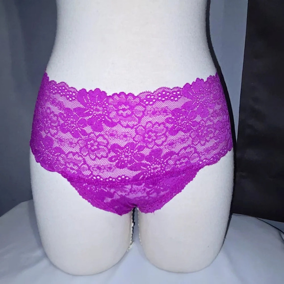 🆕Victoria’s Secret PINK Wide Waist Thong in Berry Bliss, Small - NEW - - Picture 1 of 10
